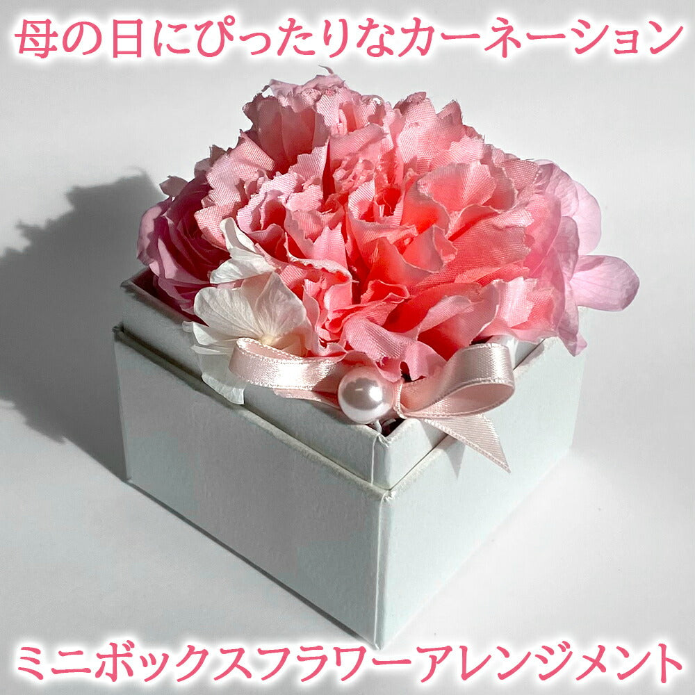 明日届く ワイン 花 セット ロゼ スパークリングワイン シャンパン製法 ミニ フラワーボックス カーネーション ピンク ギフトセット イタリア 辛口750ml 枯れない花 誕生日 お祝い 記念日 女性 妻 お母さん 退職祝い ギフト箱入り