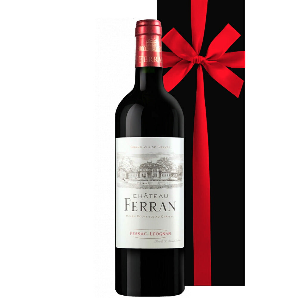当日発送 ワインギフト 1本 フランス ボルドー 赤ワイン シャトー・フェラン 2019年 辛口 赤 750ml フルボディ メルロー カベルネ・ソーヴィニヨン お酒 ギフト箱付 リボンラッピング メッセージカード 内祝い 誕生日 結婚祝い のし可 退職祝い 送料無料