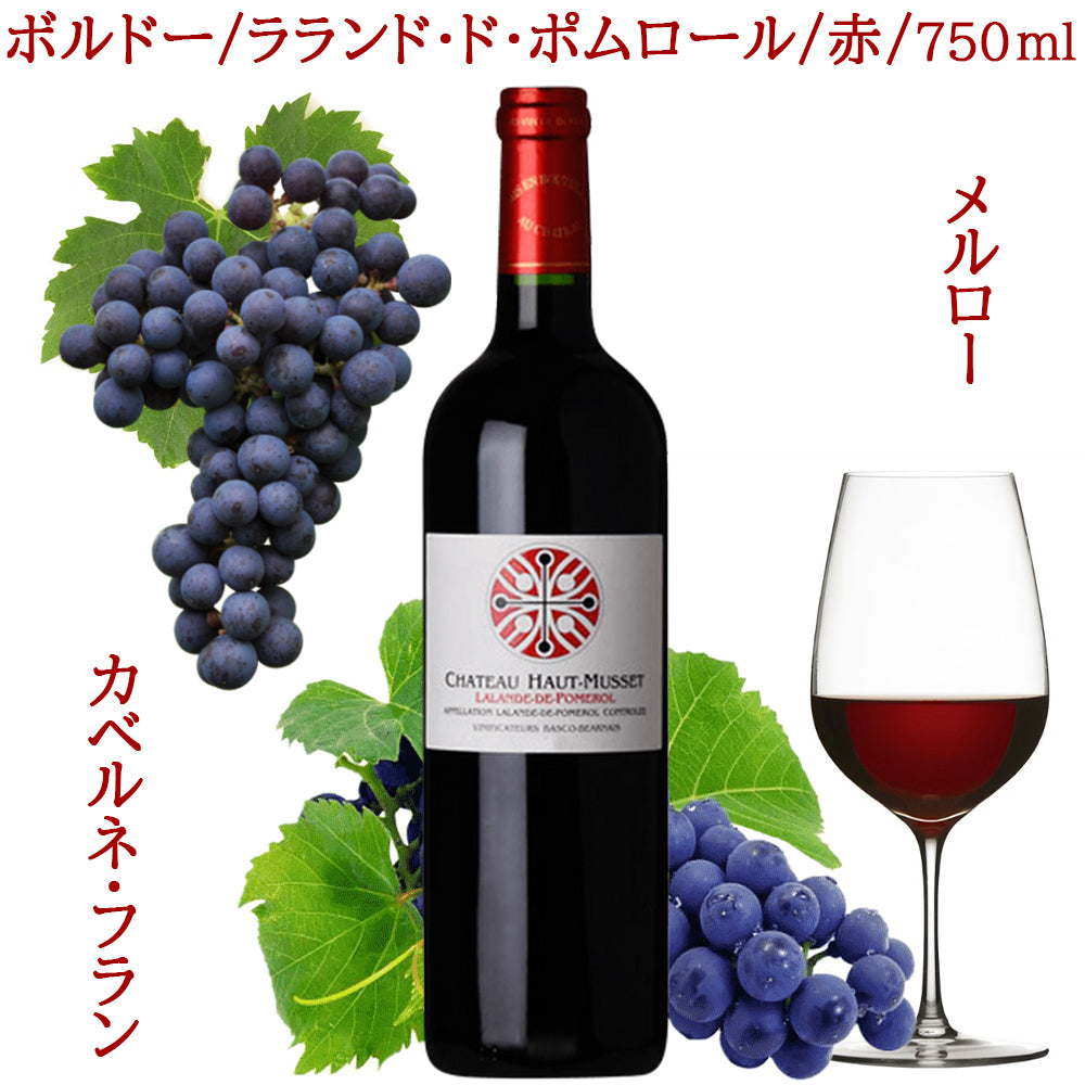 お中元 夏ギフト【ワインギフト】フランス・ボルドーの赤ワイン2本セット「シャトー・シェーン・ヴュ」「シャトー・ミュッセ」飲み比べ 御祝 誕生日 記念日 結婚内祝い