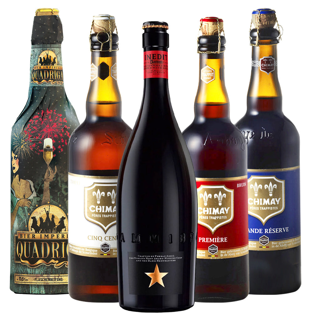ビール ヨーロッパ プレミアム クラフトビール 自宅用 贈り物 ５本 セット 750ml ベルギー ドイツ スペイン 飲み比べ シメイ クアドリガ イネディット トラピストビール パーティー