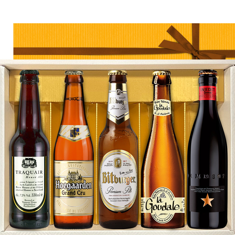 お中元 夏ギフト ビール ギフト ヨーロッパ クラフトビール 詰め合わせ イギリス ドイツ ベルギー フランス スペイン 330ml 5本 ピルスナー ビエールギャルド スコッチエール 飲み比べ