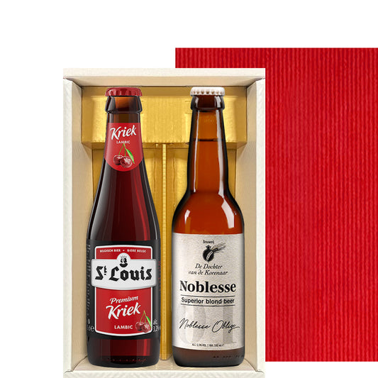 ビール ギフト クラフトビール 2本セット ギフト箱付き 330ml ベルギー ブロンド エール チェリー ランビック 詰め合わせ 海外ビール 輸入ビール ギフト 誕生日 プレゼント 内祝い お祝い お返し 家族 男性 女性 送料無料