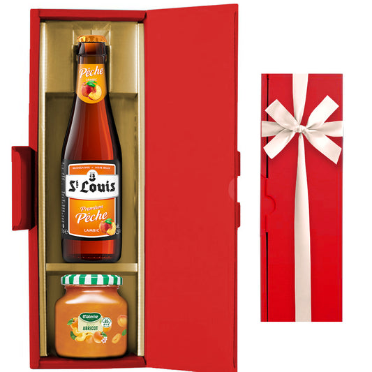 ビールとジャム スイーツギフト クラフトビール ベルギー チェリー ジャムセット ギフト箱付き ランビック ワイルドエール 250ml フランス コンポート アプリコット あんず チーズ 合う お酒 グルメ 食品 食べ物 ギフト箱付 プレゼント 誕生日 内祝い 家族 友人 男性 女性 送料無料