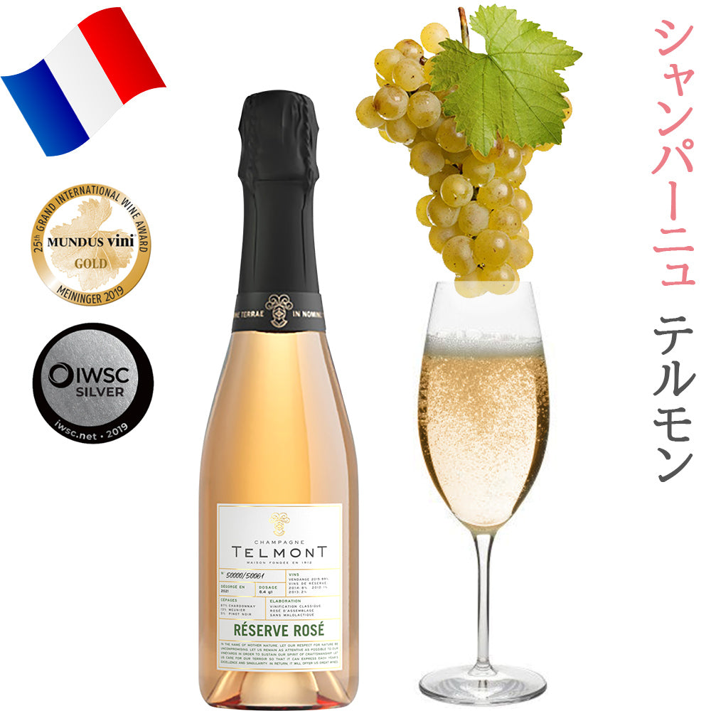 当日配達 プレゼント ミニタオル付 ロゼシャンパン ギフト フランス テルモン シャンパン 辛口 泡 ロゼ 375ml ハーフボトル ハンカチ 花 バラ ピンク おしゃれ プレゼント 誕生日 送別 女性 妻 お母さん 彼女 お返し 退職祝い