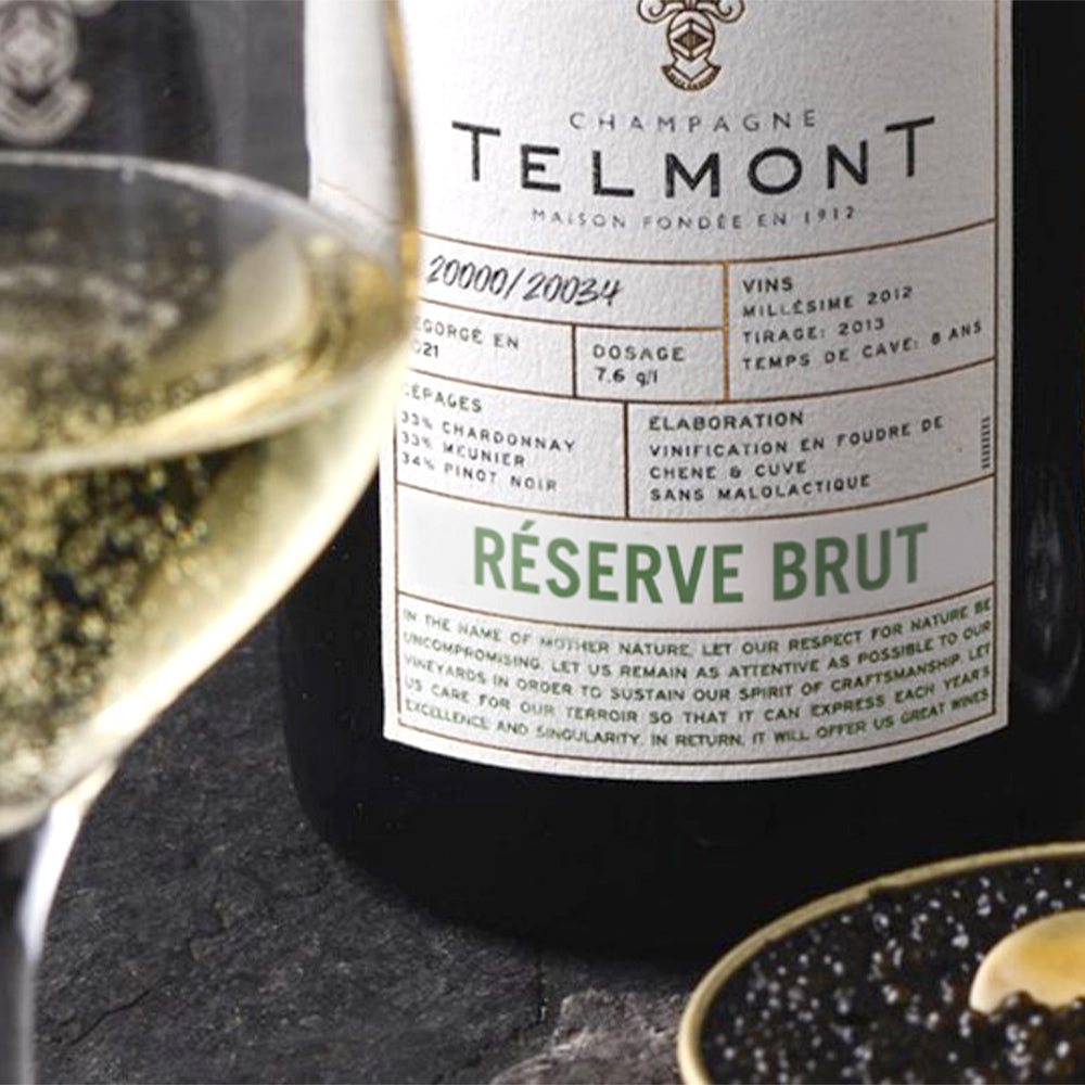 シャンパン フランス シャンパーニュ 白ワイン 辛口 375ml ハーフボトル テルモン レゼルヴ・ブリュット ワイン ワインセット