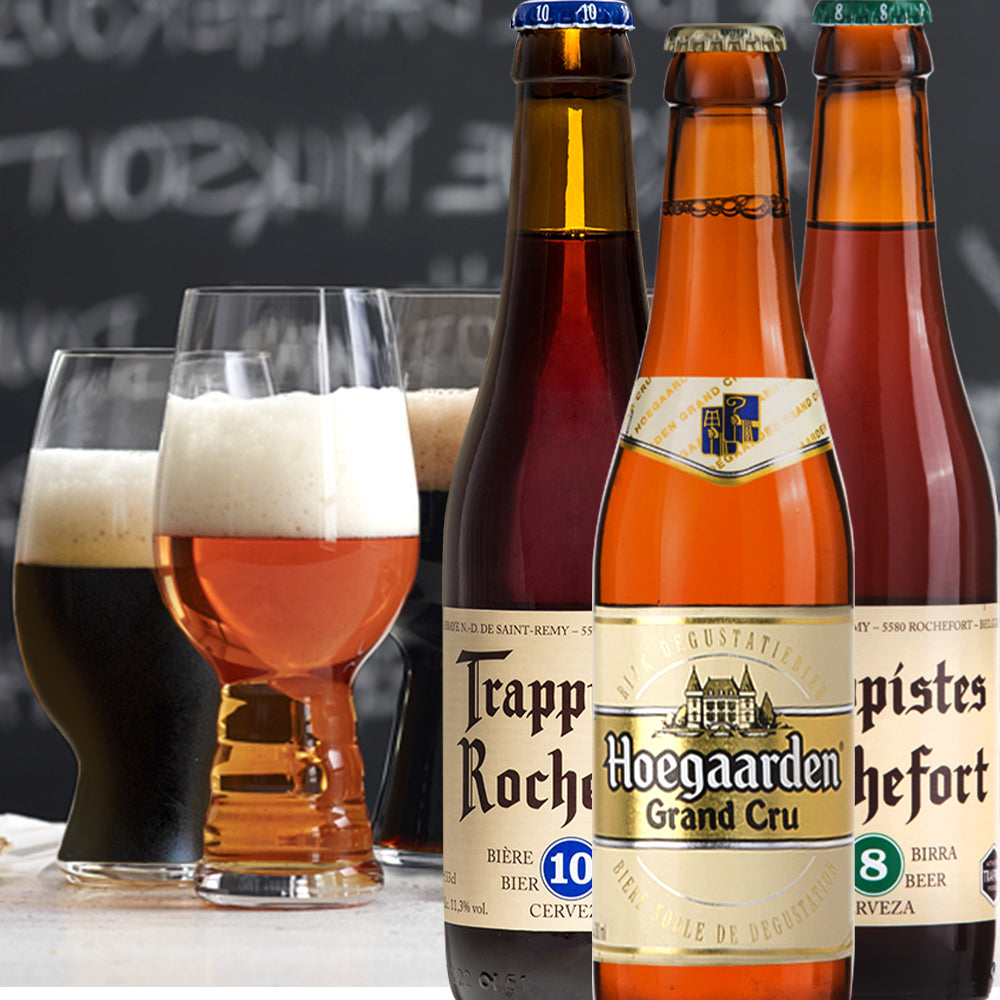 【 残暑見舞い 】  ベルギービール 詰め合わせ 飲み比べ 3種 ギフト 330ml 5本 ヒューガルデン ロシュフォール 8 ロシュフォール10